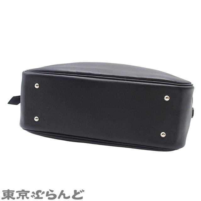 HERMES（エルメス） ミニプリュム 20 □R刻印 ブラック シルバー金具