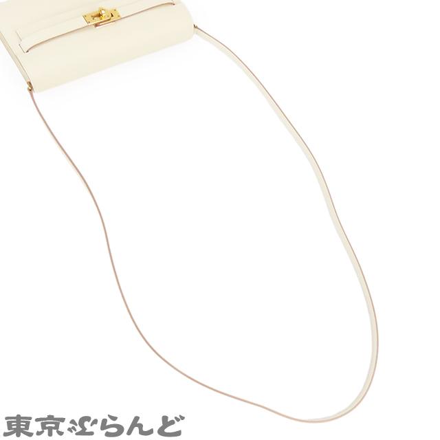 エルメス HERMES ケリートゥーゴー W刻印 クレ ゴールド金具 エプソン 長財布 ショルダーバッグ レディース 25XM 101833428の画像