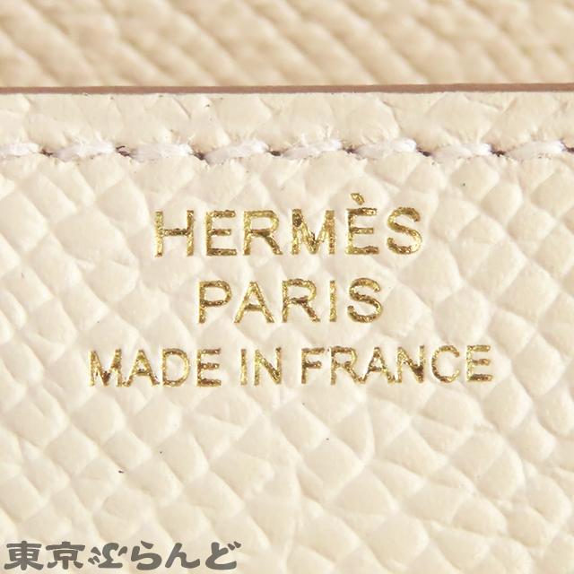 エルメス HERMES ケリートゥーゴー W刻印 クレ ゴールド金具 エプソン 長財布 ショルダーバッグ レディース 25XM 101833428の画像