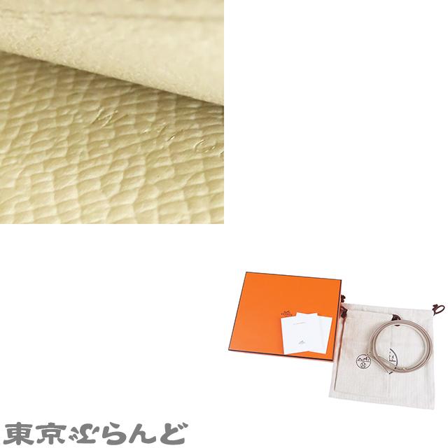 エルメス HERMES ケリートゥーゴー W刻印 クレ ゴールド金具 エプソン 長財布 ショルダーバッグ レディース 25XM 101833428の画像