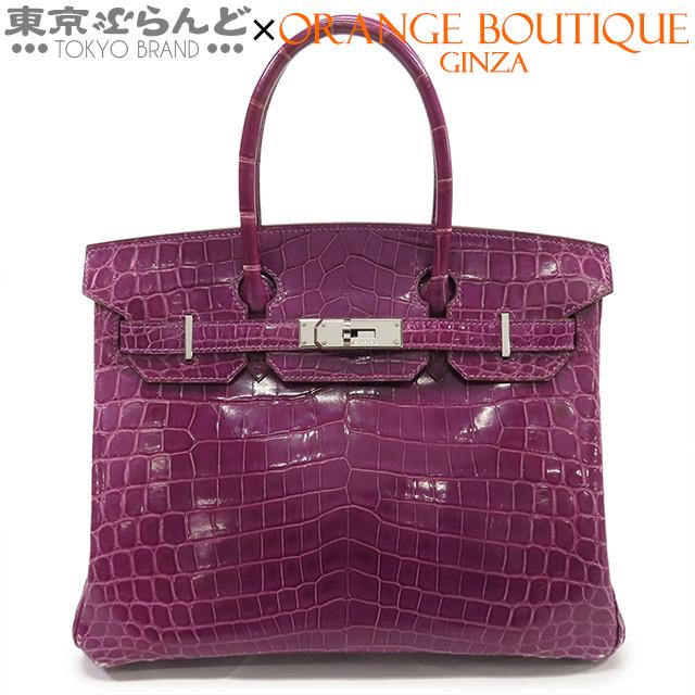 HERMES（エルメス） バーキン30 □K刻印 紫 ヴィオレ シルバー金具