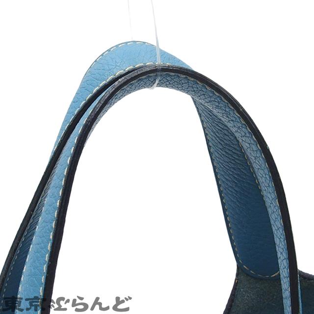 HERMES（エルメス） ピコタン PM □F刻印 ブルージーン シルバー金具