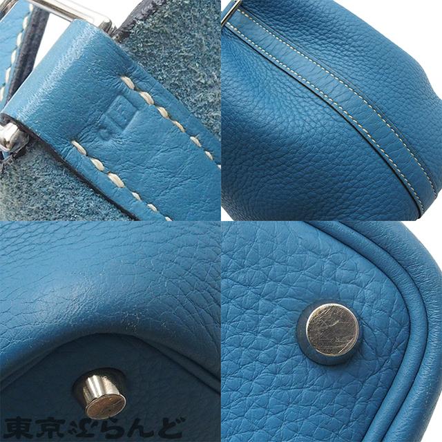 HERMES（エルメス） ピコタン PM □F刻印 ブルージーン シルバー金具 