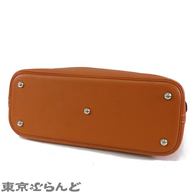 HERMES（エルメス） ボリード 31 □J刻印 茶 ゴールド シルバー金具
