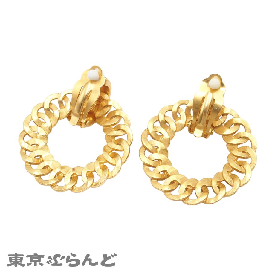 CHANEL（シャネル） イヤリング ラウンド ココマーク ゴールド メタル 