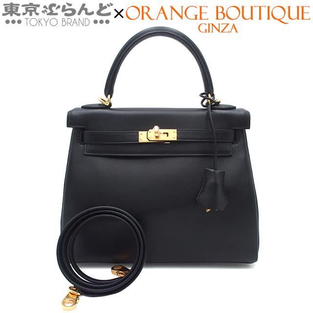 HERMES（エルメス） ケリー25 K刻印 ブラック ゴールド金具 ヴォー