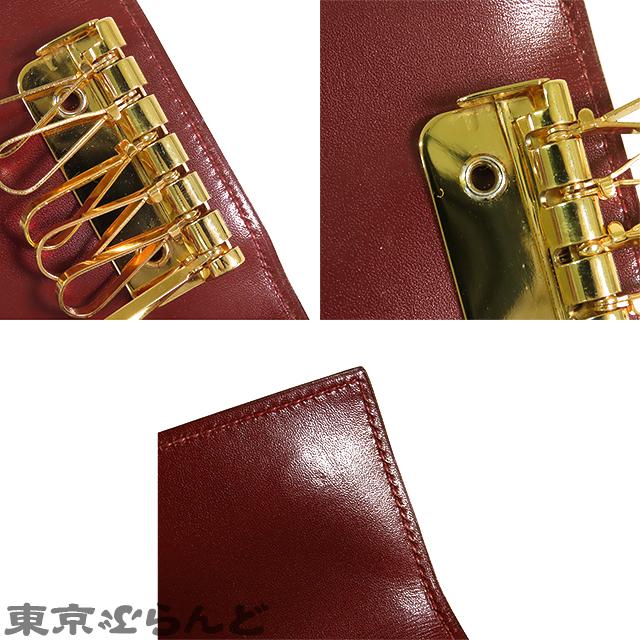 HERMES セリエキーケース　ゴールド金具　黒×赤　□L刻印　直営店購入 駅南やまご質店オンラインショップ / エルメス セリエ エテュイ クレ 4