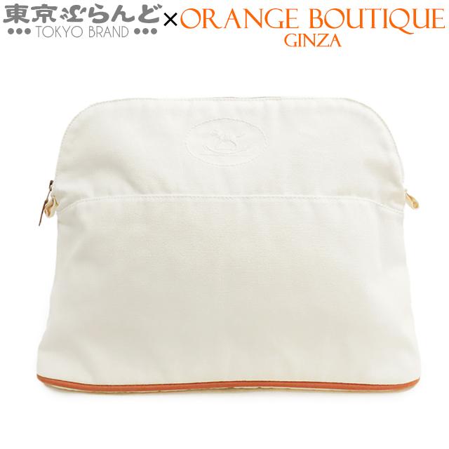HERMES（エルメス） ボリードポーチ TGM ホワイト 白 シルバー金具