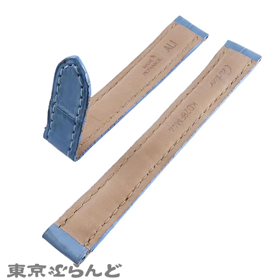 Cartier（カルティエ） 純正レザーベルト KD28FM44 パステルブルー