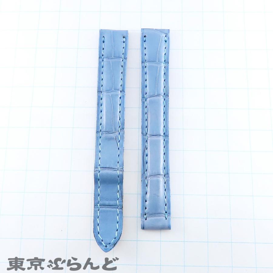 Cartier（カルティエ） 純正レザーベルト KD28FM44 パステルブルー