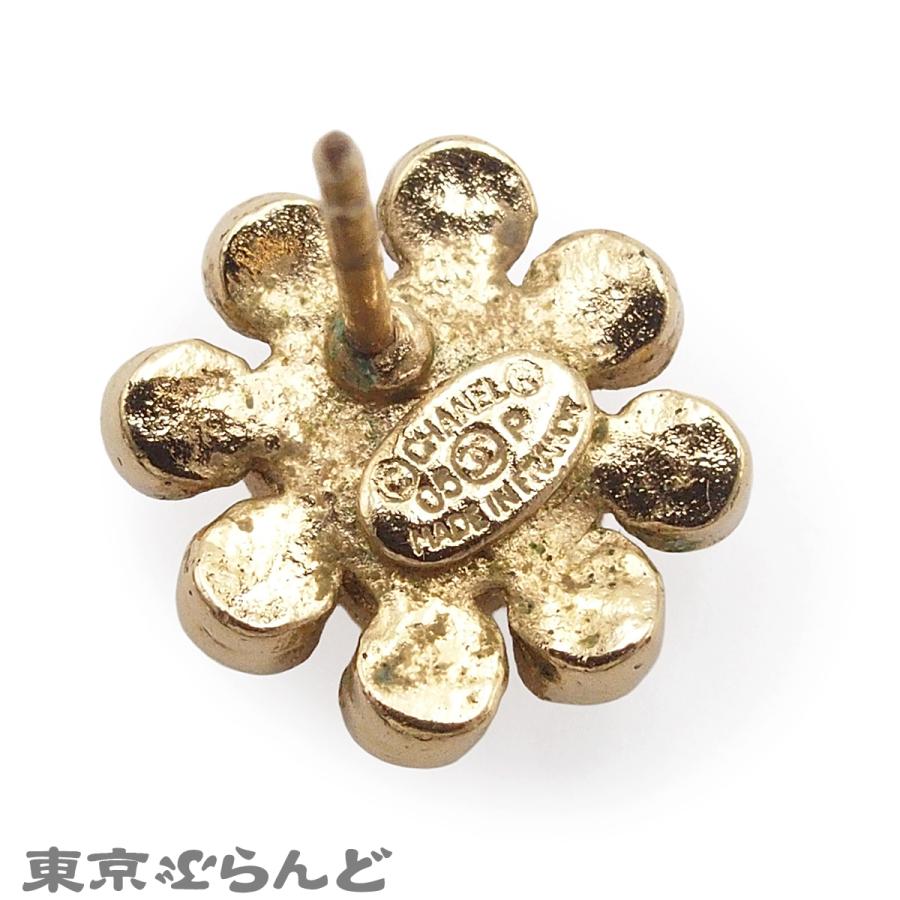 CHANEL（シャネル） ピアス ゴールドxマルチカラー メタル ライン 