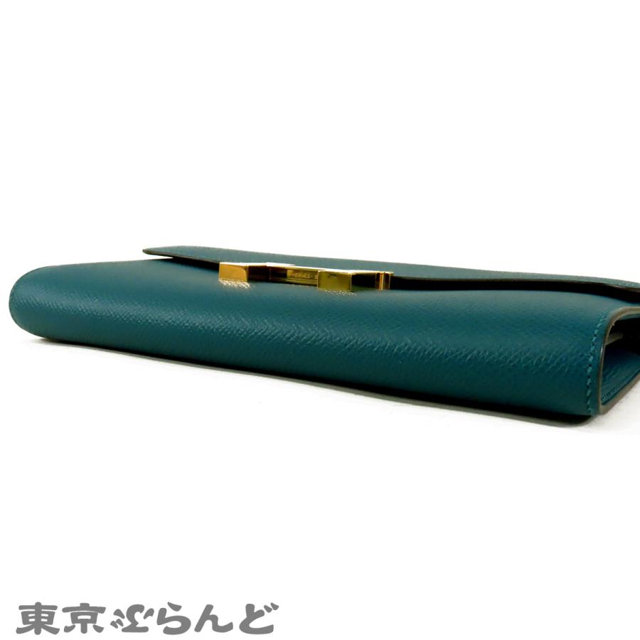 エルメス HERMES 長財布 コンスタンス ロング トゥ ゴー エバーカラー ブルーニュイ シルバー金具 紺 二つ折り財布  Y刻印 【箱】【中古】 楽天市場】エルメス コンスタンス ロング ブルーの通販