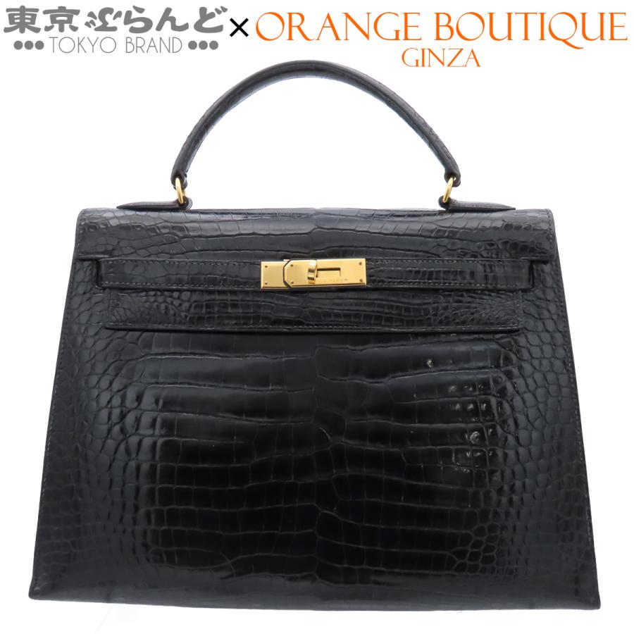 ケリー32◼️ヴィンテージ◼️黒◼️エルメス◼️正規品 HERMES（エルメス） ケリー 32 ○Z刻印 ブラック 黒 ゴールド金具