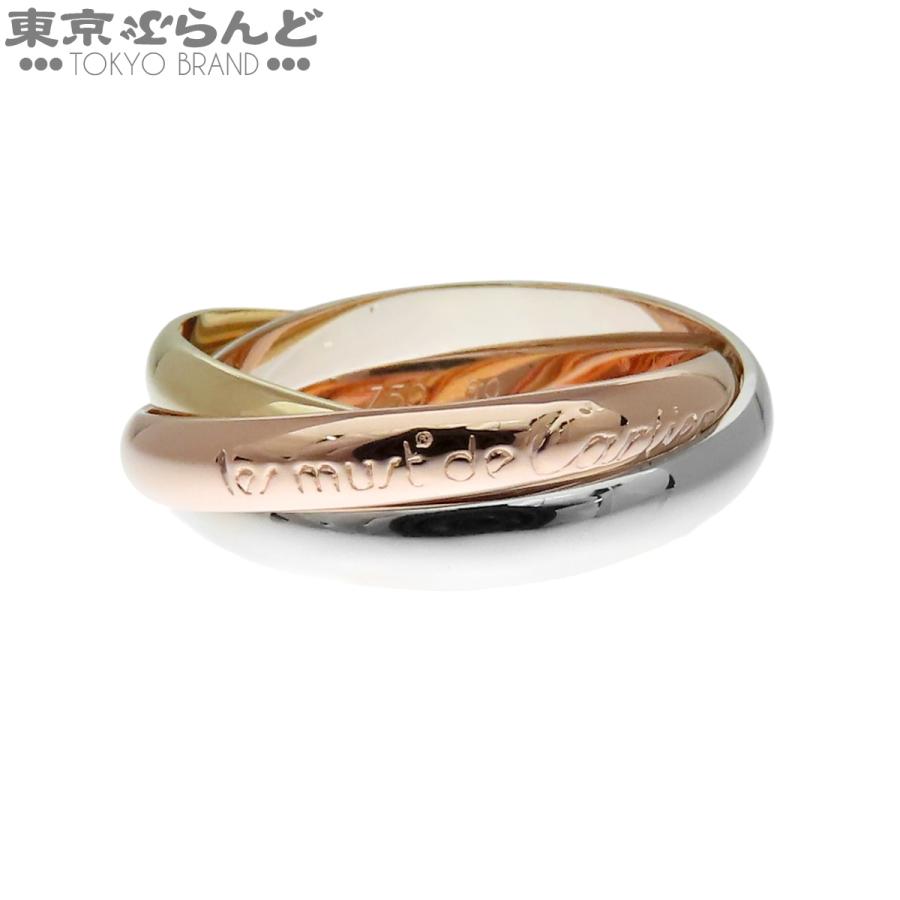 Cartier（カルティエ） トリニティリング スリーカラーゴールド K18PG