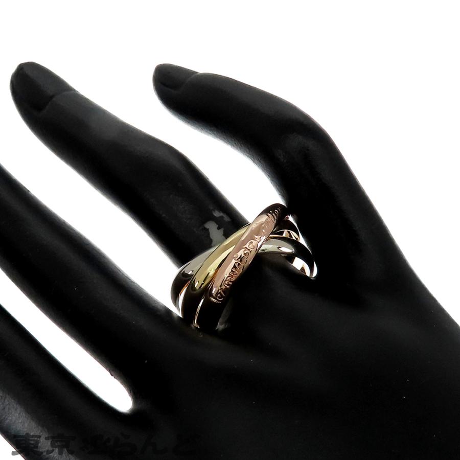 Cartier（カルティエ） トリニティリング スリーカラーゴールド K18PG