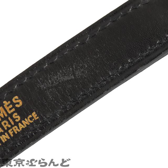 HERMES ショルダーストラップ ブラック ゴールド金具　ケリー用 HERMES（エルメス） ショルダーストラップ ブラック 黒 ゴールド金具