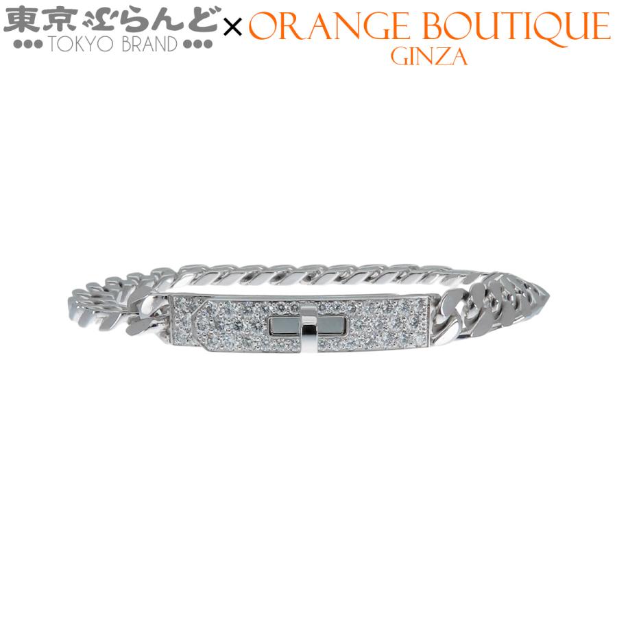 HERMES（エルメス） ケリーグルメットブレスレット ホワイトゴールド