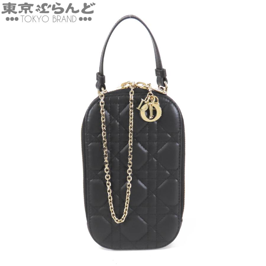 ディオール Dior フォンホルダー S0872ONMJ M900 ブラック 黒 レザー