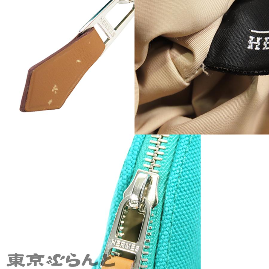 エルメス HERMES ボリード ミニポーチ グリーン HERMES（エルメス） ボリードポーチ ミニミニ アクアティーク グリーン