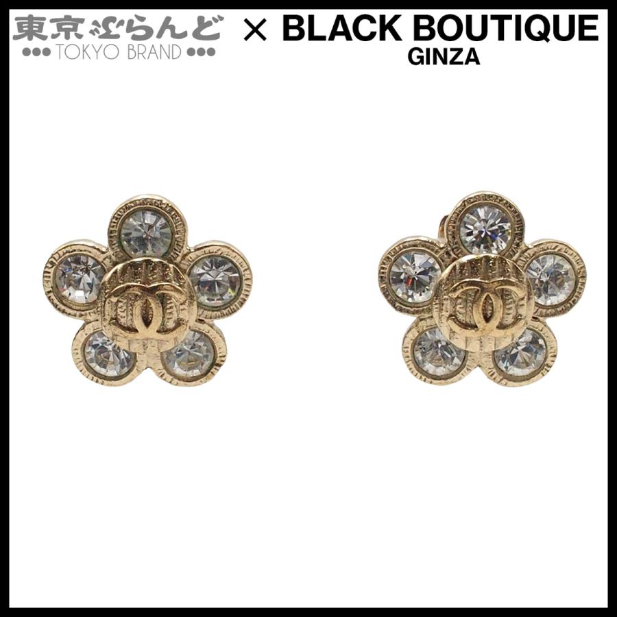 CHANEL（シャネル） イヤリング ゴールド メタル フラワーモチーフ 