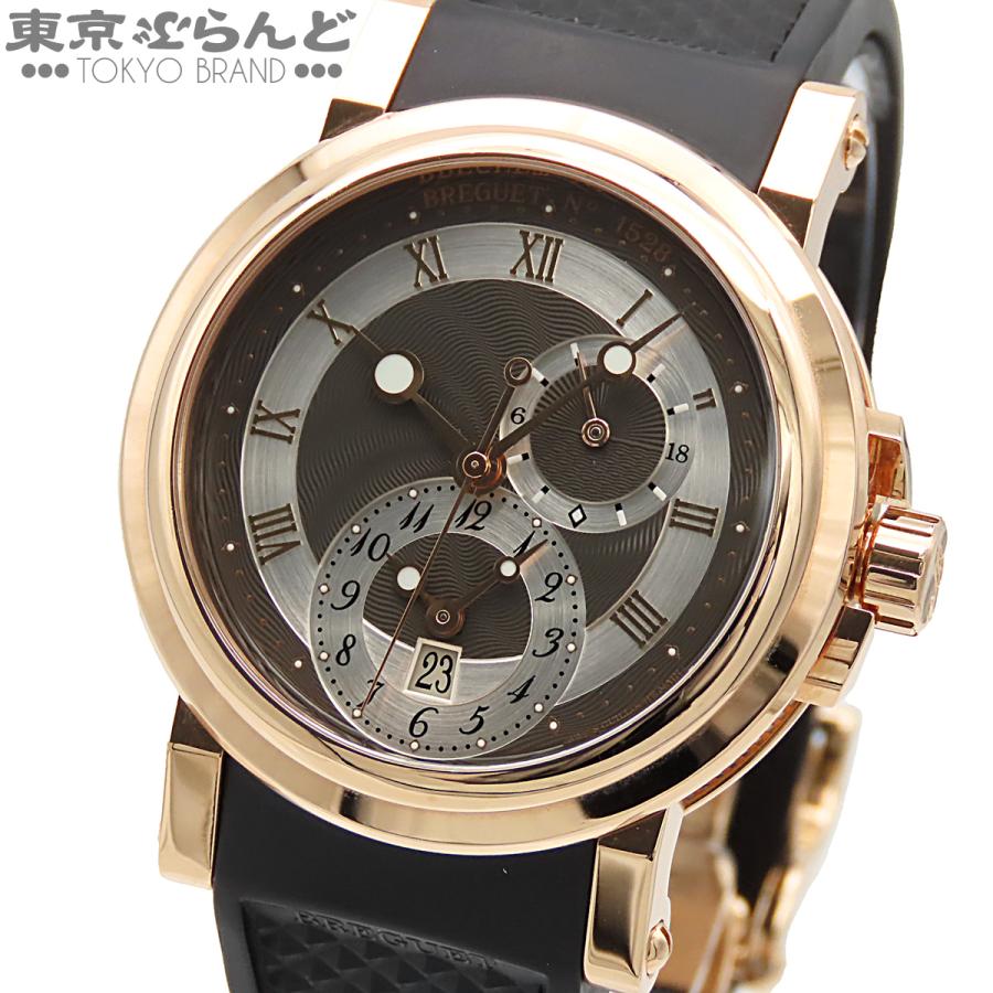 ブレゲ（BREGUET） マリーン GMT G5857BR/Z2/5ZU ブラック K18PG