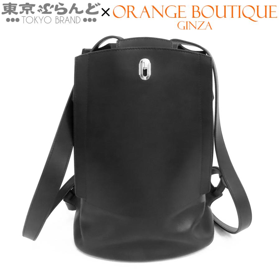 HERMES（エルメス） サックアド GR24 C刻印 ブラック 黒 シルバー金具