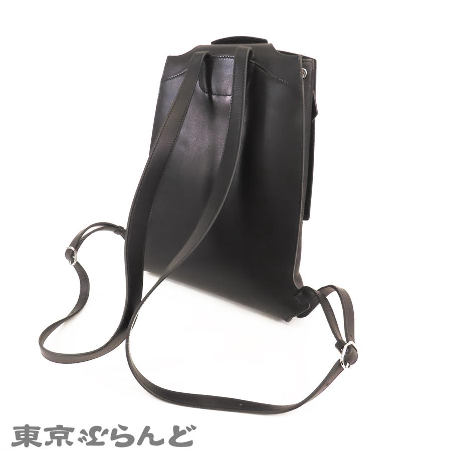 HERMES（エルメス） サックアド GR24 C刻印 ブラック 黒 シルバー金具