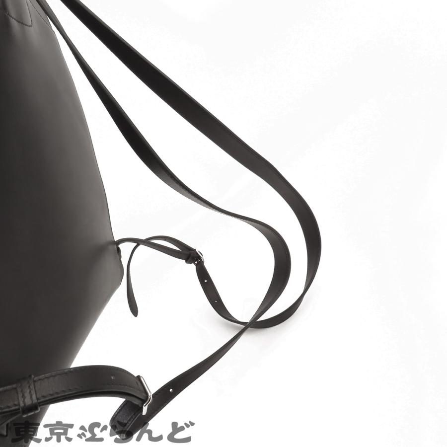 HERMES（エルメス） サックアド GR24 C刻印 ブラック 黒 シルバー金具