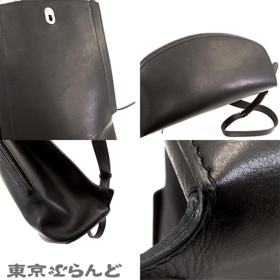 HERMES（エルメス） サックアド GR24 C刻印 ブラック 黒 シルバー金具