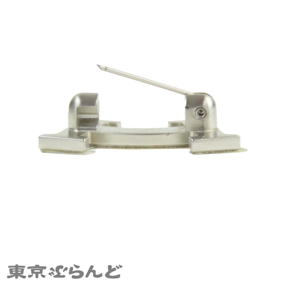 HERMES（エルメス） HERMES Hスマイル ブローチ シルバー メタル