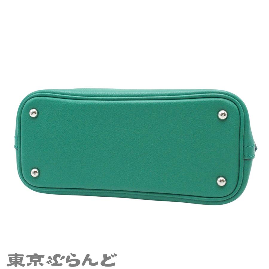 エルメス HERMES ボリード 1923 ミニ ヴェルソ B刻印 ミントxローズリップスティック シルバー金具 エバーカラー 2WAY ショルダーバッグ ハンドバッグ 101844537の画像