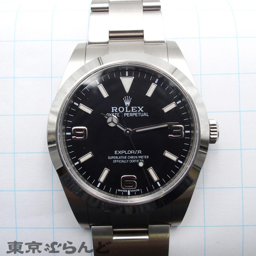 ロレックス エクスプローラー1  214270 メンズ時計 ブラック  美品 中古品A【ROLEX】ロレックス エクスプローラー1 Ref.214270 ブラック