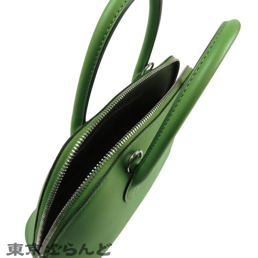 エルメス ボリード 1923 25 B刻印 ヴェールユッカxヴェールクリケット シルバー金具 エバーカラー ヴェルソ 2WAY ハンドバッグ ショルダーバッグ 101845920の画像