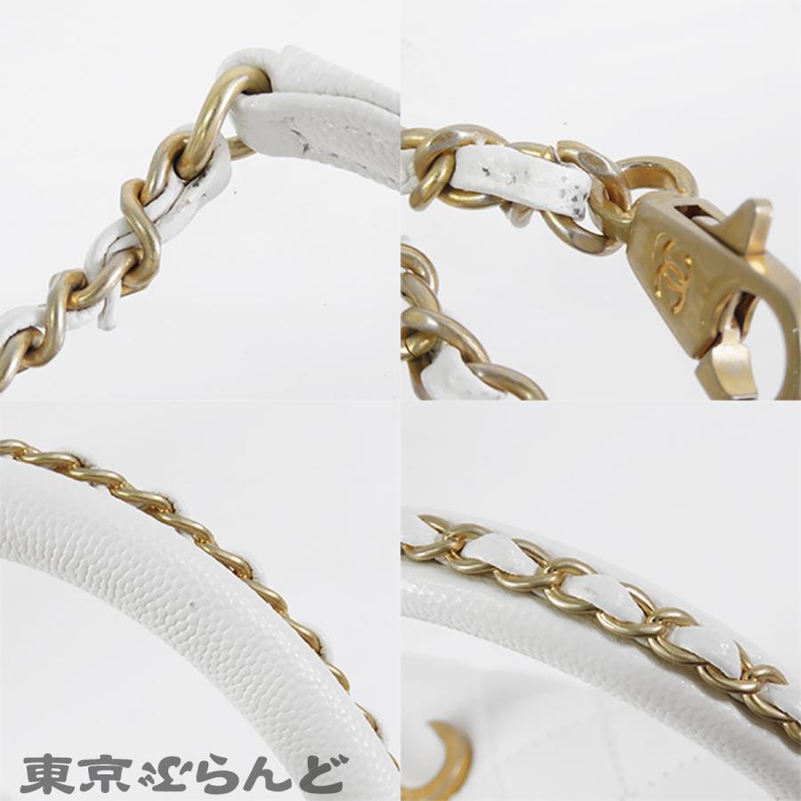 CHANEL（シャネル） トップハンドル フラップバッグ ホワイト 白