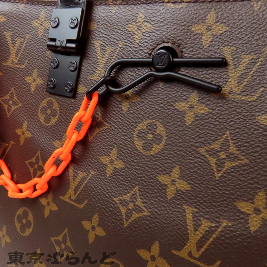 本物 ルイヴィトン LOUIS VUITTON LV サックショッピング モノグラム ショルダーバッグ トートバッグ ブラウン M51108 Sac Shopping ビトン バッグ 中古 LOUIS VUITTON - 本物 ルイヴィトン LOUIS VUITTON LV サック