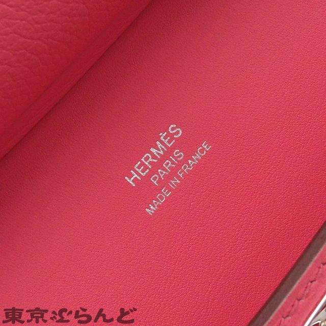 エルメス HERMES ジプシエール ミニ W刻印 ローズアザレxルージュピヴォワンヌ SV金具 エバーカラー 2024年 ショルダーバッグ レディース 展示未使用 101846151の画像