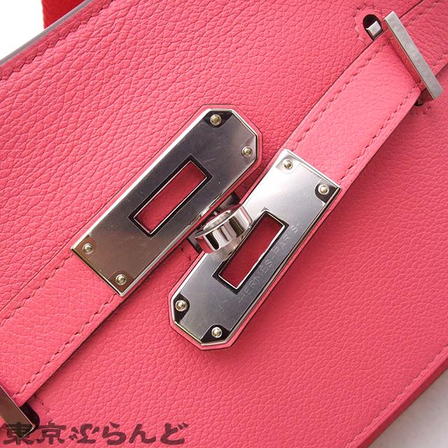 エルメス HERMES ジプシエール ミニ W刻印 ローズアザレxルージュピヴォワンヌ SV金具 エバーカラー 2024年 ショルダーバッグ レディース 展示未使用 101846151の画像