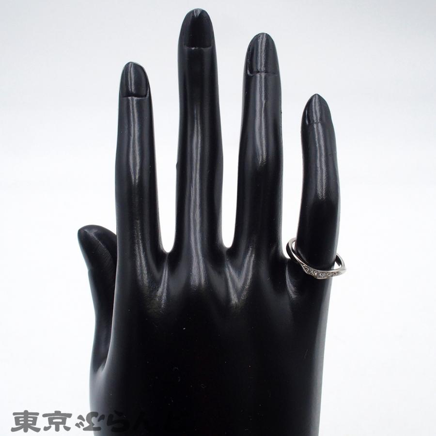 俄 NIWAKA 唐花 プラチナ Pt950 ダイヤモンド 8号相当 リング・指輪