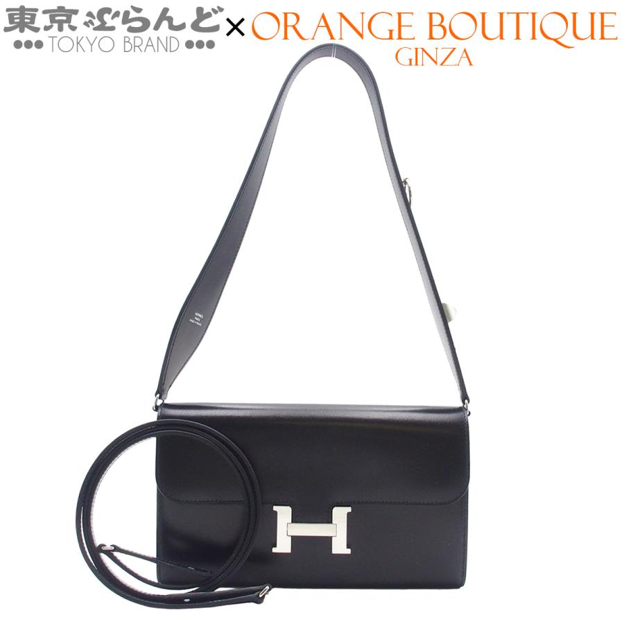 エルメス HERMES コンスタンストゥーゴー K刻 ブラック シルバー金具 エプソン レディース ショルダーバッグ エルメス HERMES コンスタンストゥーゴー K刻 ブラック シルバー金具