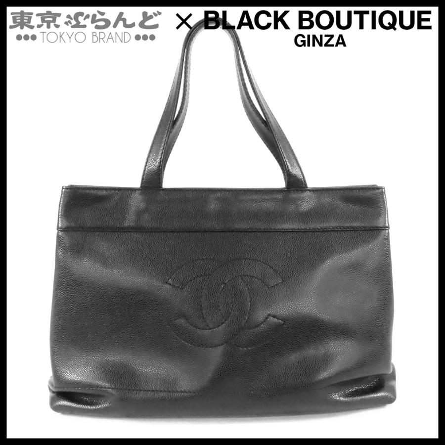 CHANEL（シャネル） ココマーク トート ブラック 黒 ゴールド金具