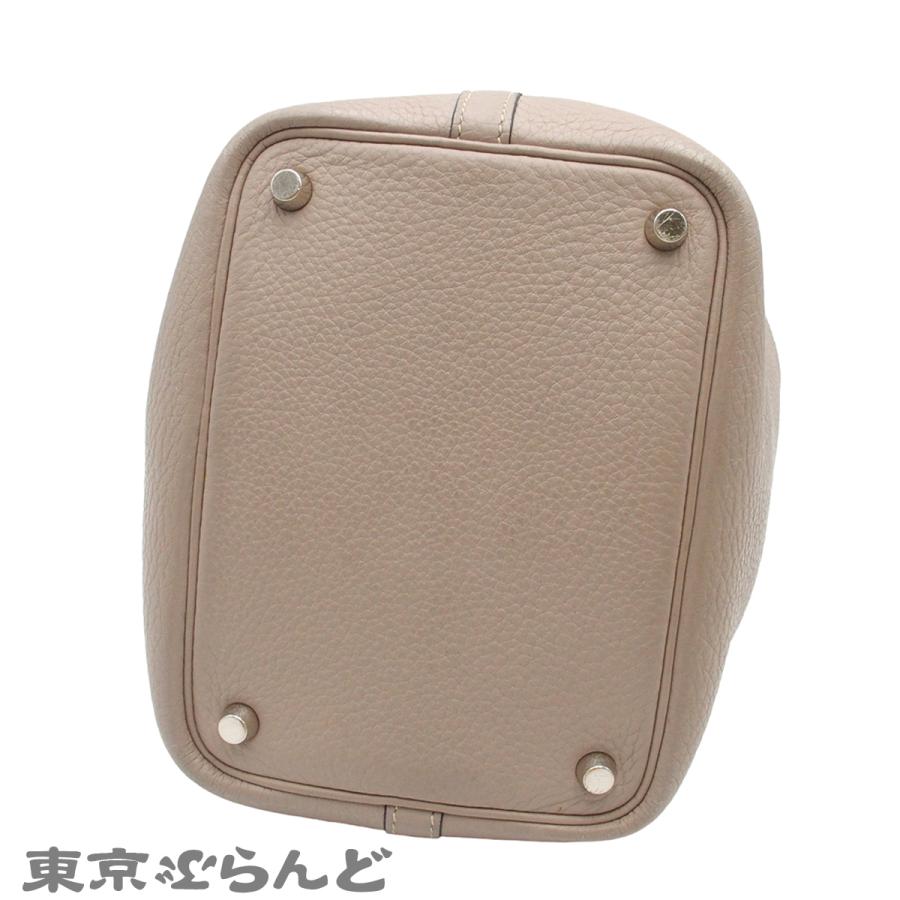 HERMES（エルメス） ピコタン PM □G刻印 グレージュ シルバー金具