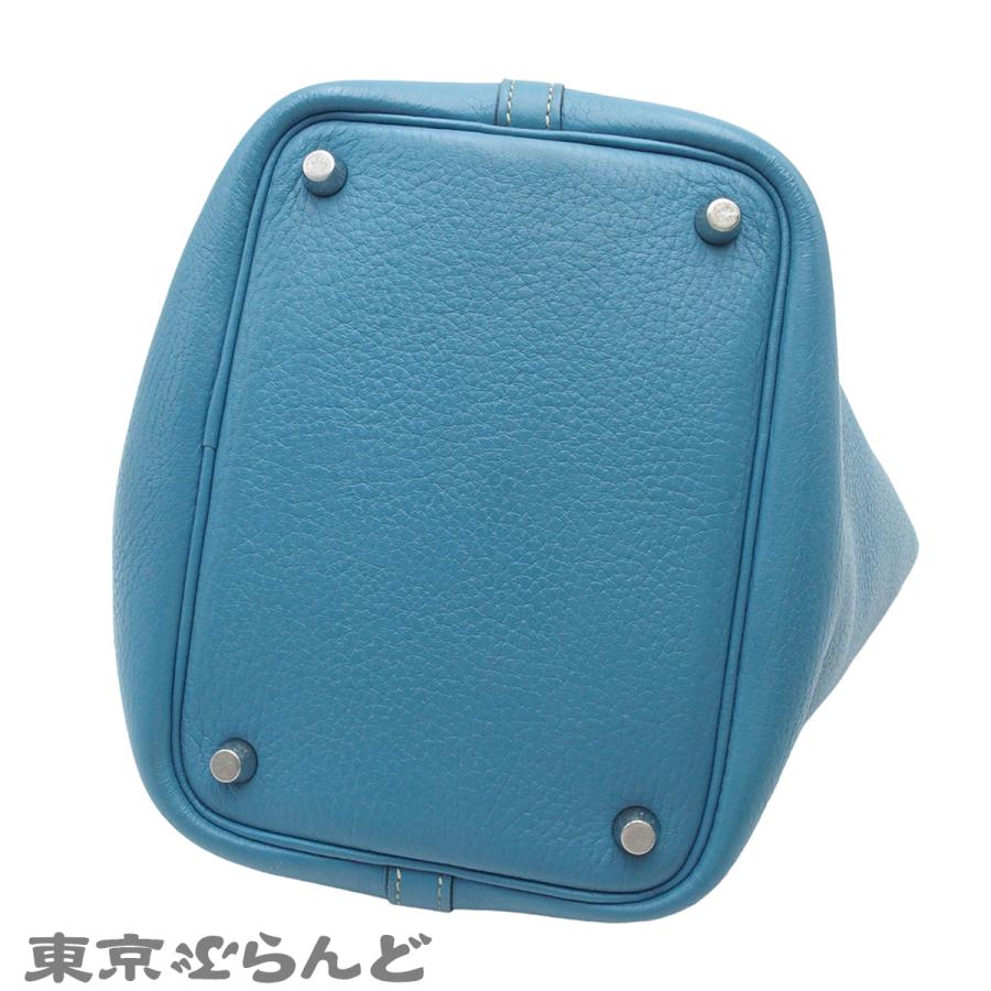 HERMES（エルメス） ピコタンロック PM ブルージーン シルバー金具