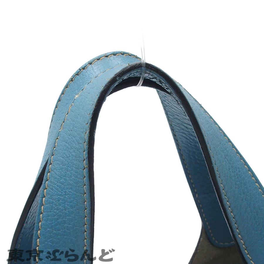 HERMES（エルメス） ピコタンロック PM ブルージーン シルバー金具