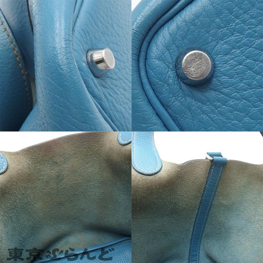 HERMES（エルメス） ピコタンロック PM ブルージーン シルバー金具