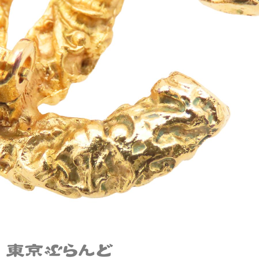 シャネル CHANEL イヤリング ゴールド メタル ココマーク GP コスチュームジュエリー 93A レディース ヴィンテージ 101847204_4