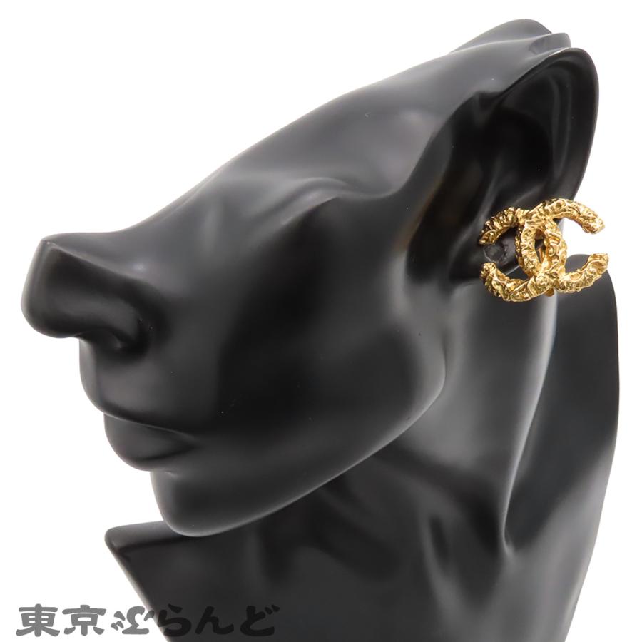 シャネル CHANEL イヤリング ゴールド メタル ココマーク GP コスチュームジュエリー 93A レディース ヴィンテージ 101847204_8