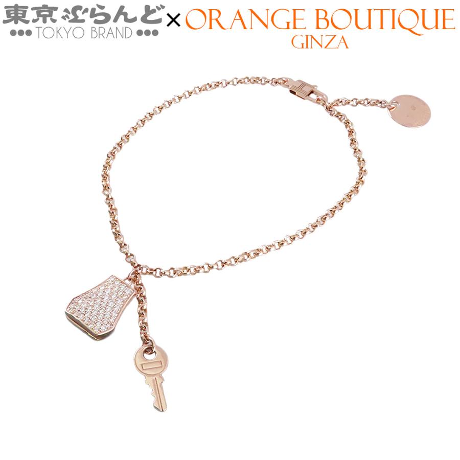 HERMES（エルメス） ケリークロシェットブレスレット ピンクゴールド