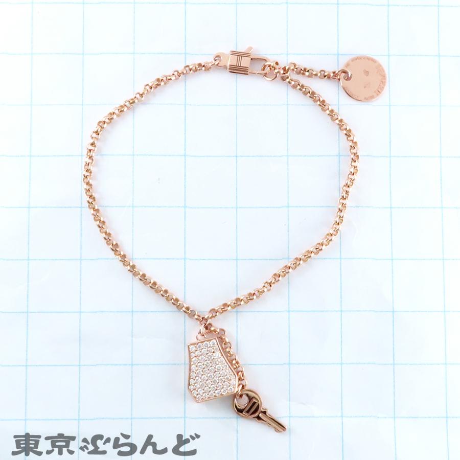 HERMES（エルメス） ケリークロシェットブレスレット ピンクゴールド