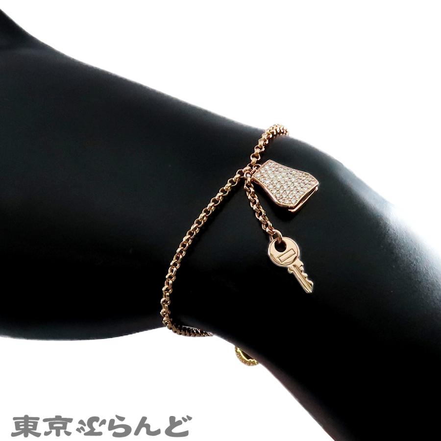HERMES（エルメス） ケリークロシェットブレスレット ピンクゴールド