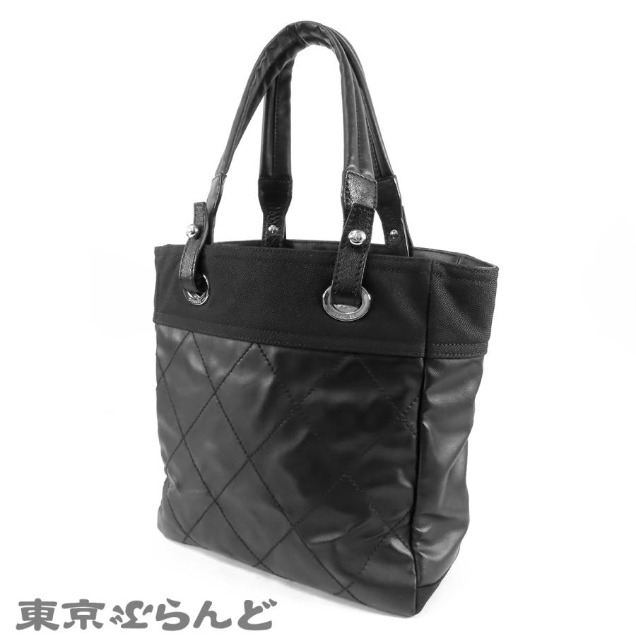 CHANEL（シャネル） パリビアリッツ PM A34208 ブラック 黒 シルバー 